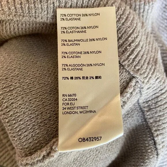 Free People Women's Large Light Grey Cowl Neck Cozy Pullover - Picture 5 of 6